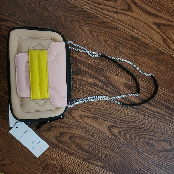 PIERRE HARDY Alpha padded leather shoulder bag New - Picture 7 of 8